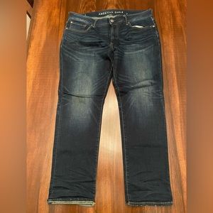American Eagle Airflex + Slim Straight Jean in 36x30